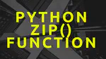 Python zip function